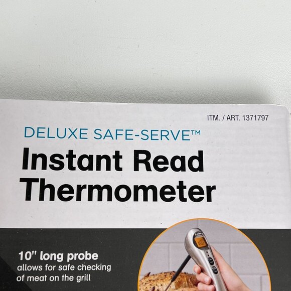 POLDER Safe Serve Deluxe Instant Read Thermometer 10 inch Probe - Picture 5 of 11